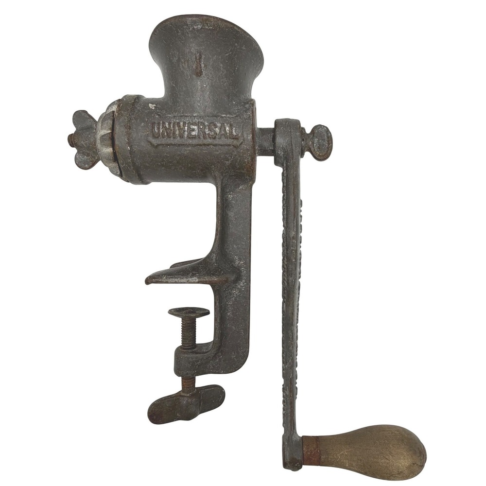Antique 1890s Universal No 1 L.F.&C. Cast Iron Meat Grinder Landers Frary Clark